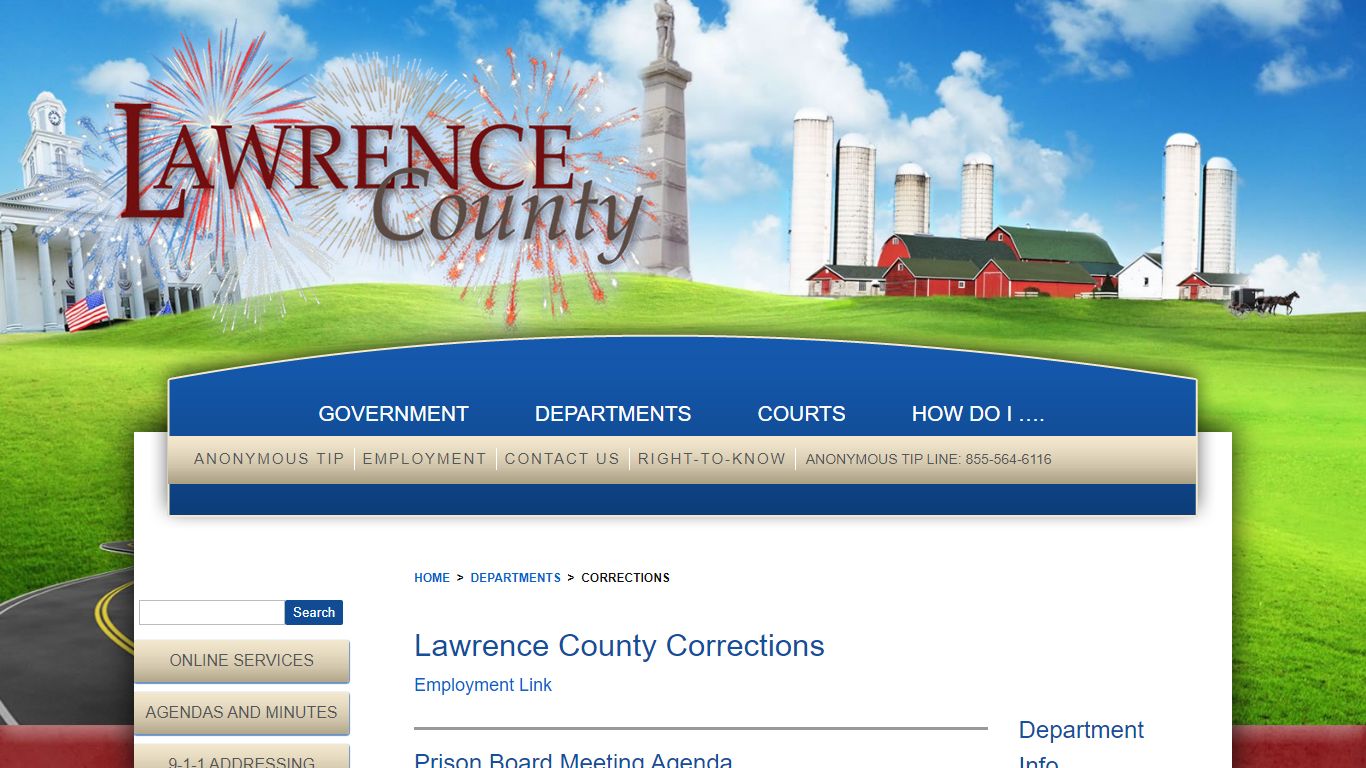 Corrections | Lawrence County, Pennsylvania